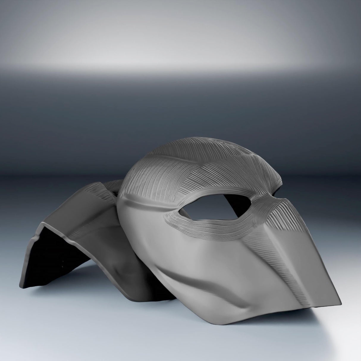 Alternate gallery view of 3D Printed Futuristic Tactical Face Mask.
