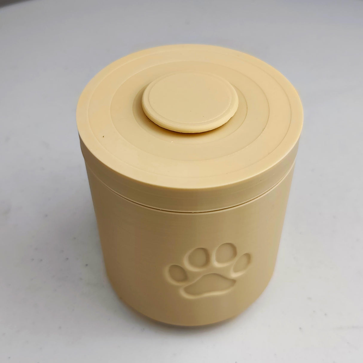 Product gallery view of Cylindrical Pet Memorial Urn.