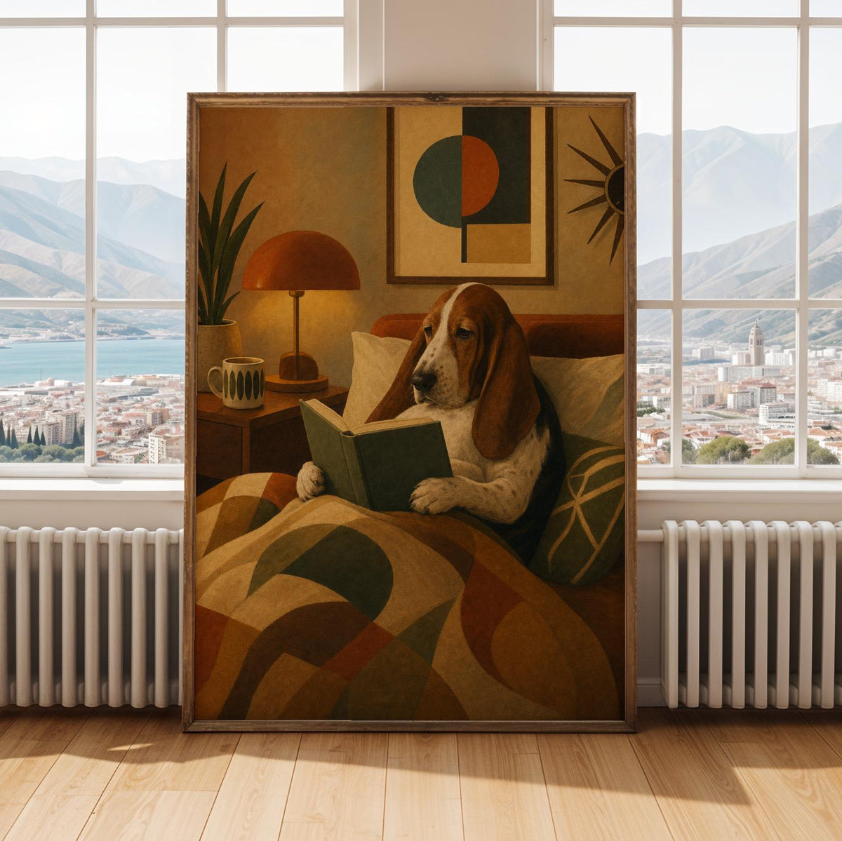 Product gallery view of Basset Hound Poster.