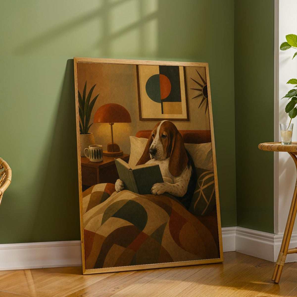Product detail view of Basset Hound Poster.