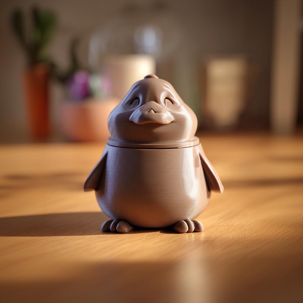 Product gallery view of Duck Bird Memorial Urn.