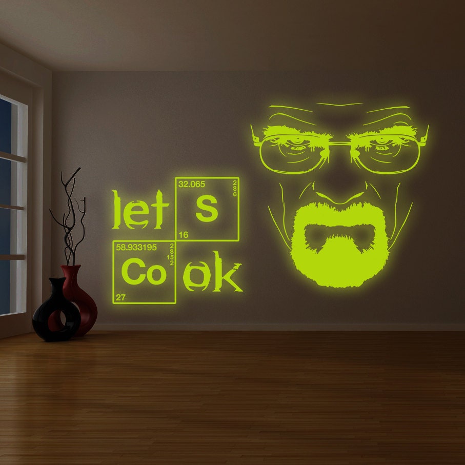 Alternate gallery view of Custom Glowing Vinyl Wall Decal.