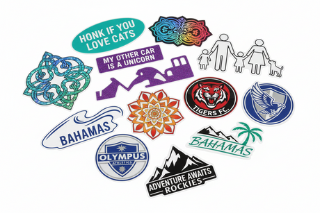 Window sticker designs for cars