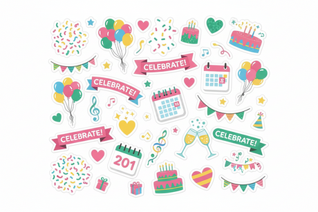 Sticker designs for events