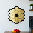 Alternate product view of James Webb Space Telescope Mirror Wall Sticker.