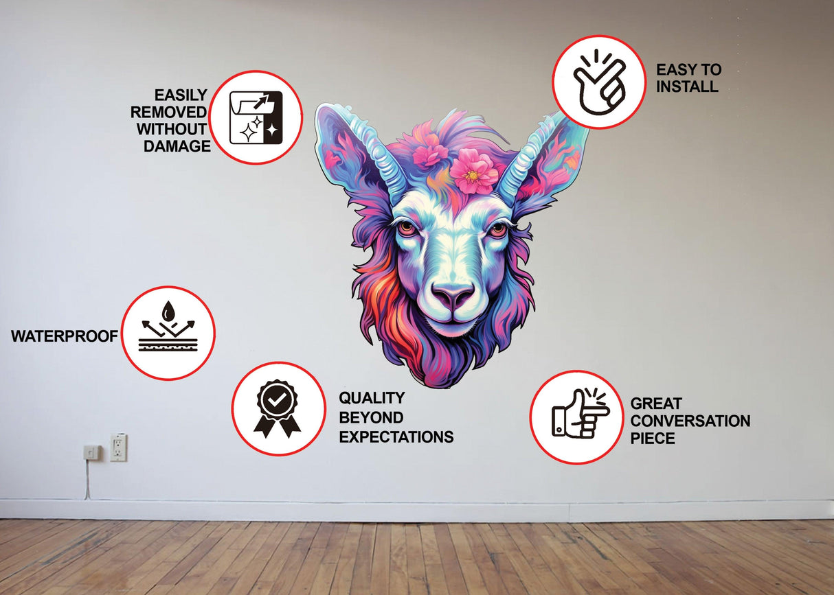 Product features graphic.