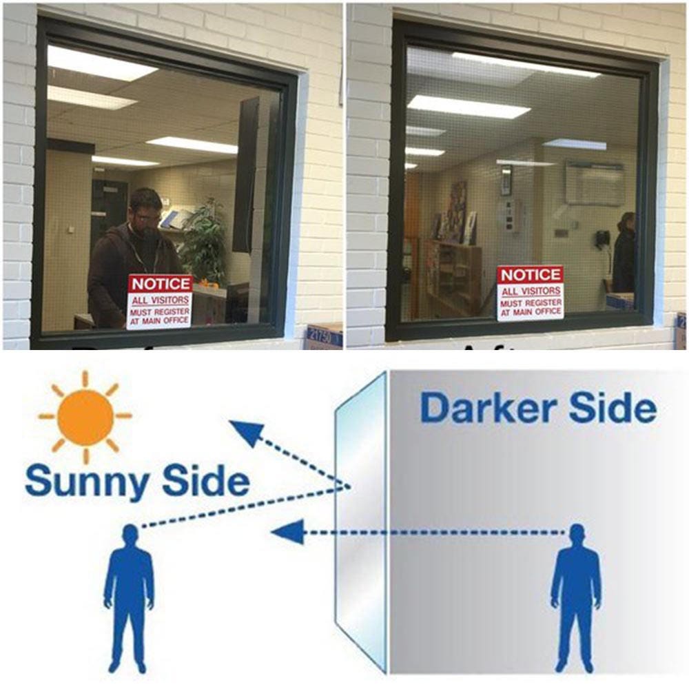 Additional product view of Mirror Privacy Film Window Decal.