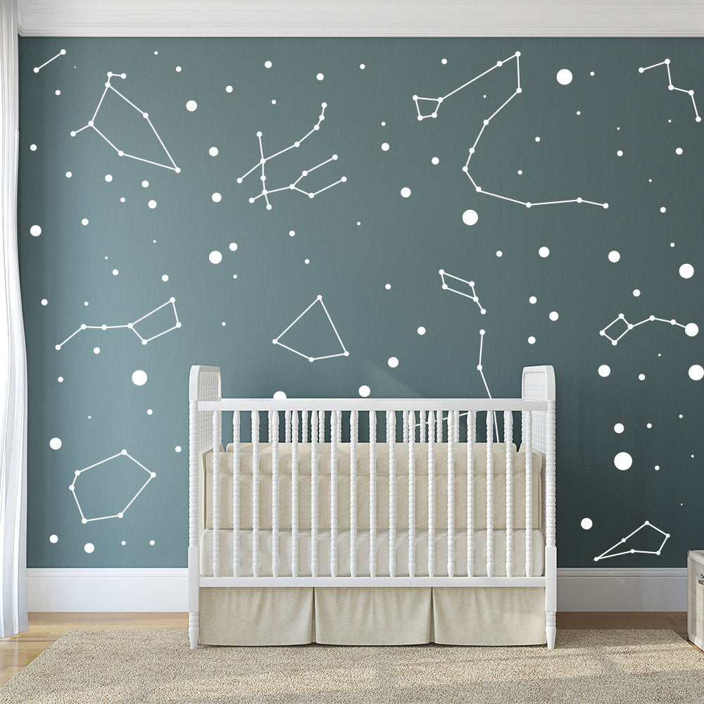 Alternate product view of Constellation Stickers Zodiac Wallpaper Sticker.