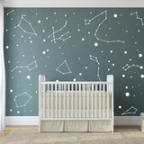 Alternate product view of Constellation Stickers Zodiac Wallpaper Sticker.