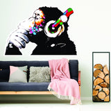 Alternate gallery view of Artist Thinking Monkey Sticker.