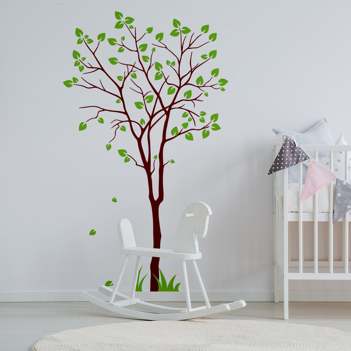 Alternate product presentation of Tree Sticker Decal.