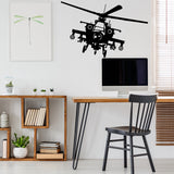 Product detail view of Helicopter Wall Sticker.