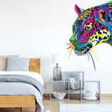Alternate product presentation of Wild Jaguar Wall Sticker.