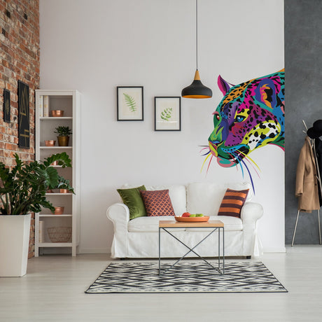 Wild Jaguar Wall Sticker - Cat Animal Art Vinyl Black Panther Decal