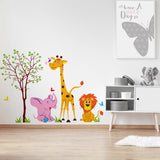 Additional product detail of Nursery Animal Wall Decor Vinyl Sticker.
