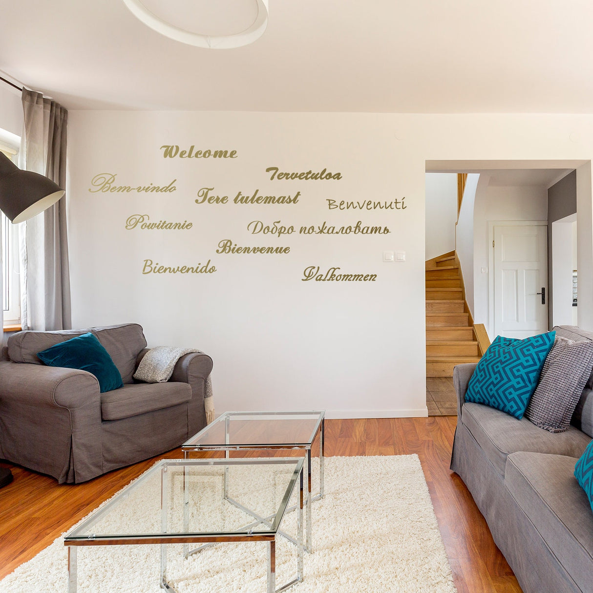 Additional product view of Welcome Vinyl Wall Stickers.