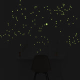Product gallery view of Night Glowing Star Wall Stickers.