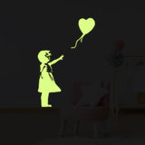 Additional product view of Glow In The Dark Wall Vinyl Sticker Art.