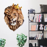 Additional product detail of Crowned Lion Vinyl Wall Sticker.