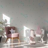 Product presentation view of Constellations Vinyl Wall Stickers.