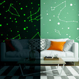Product gallery view of 225x Glow In Dark Zodiac Star Wall Sticker.