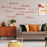 Additional product detail of Welcome Vinyl Wall Stickers.