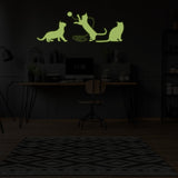 Product gallery view of Glow In Dark Big Cat Wall Sticker.