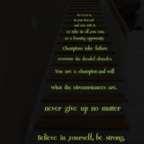 Детали и особенности товара: Светящаяся наклейка Believe in Yourself для лестницы