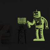 Additional product view of Glow In The Dark Wall Vinyl Sticker Art.