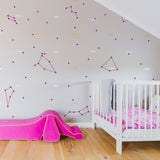 Additional product detail of Constellations Vinyl Wall Stickers.