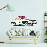 Additional product view of Police Car Wall Vinyl Sticker.