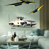 Alternate gallery view of Police Car Wall Vinyl Sticker.
