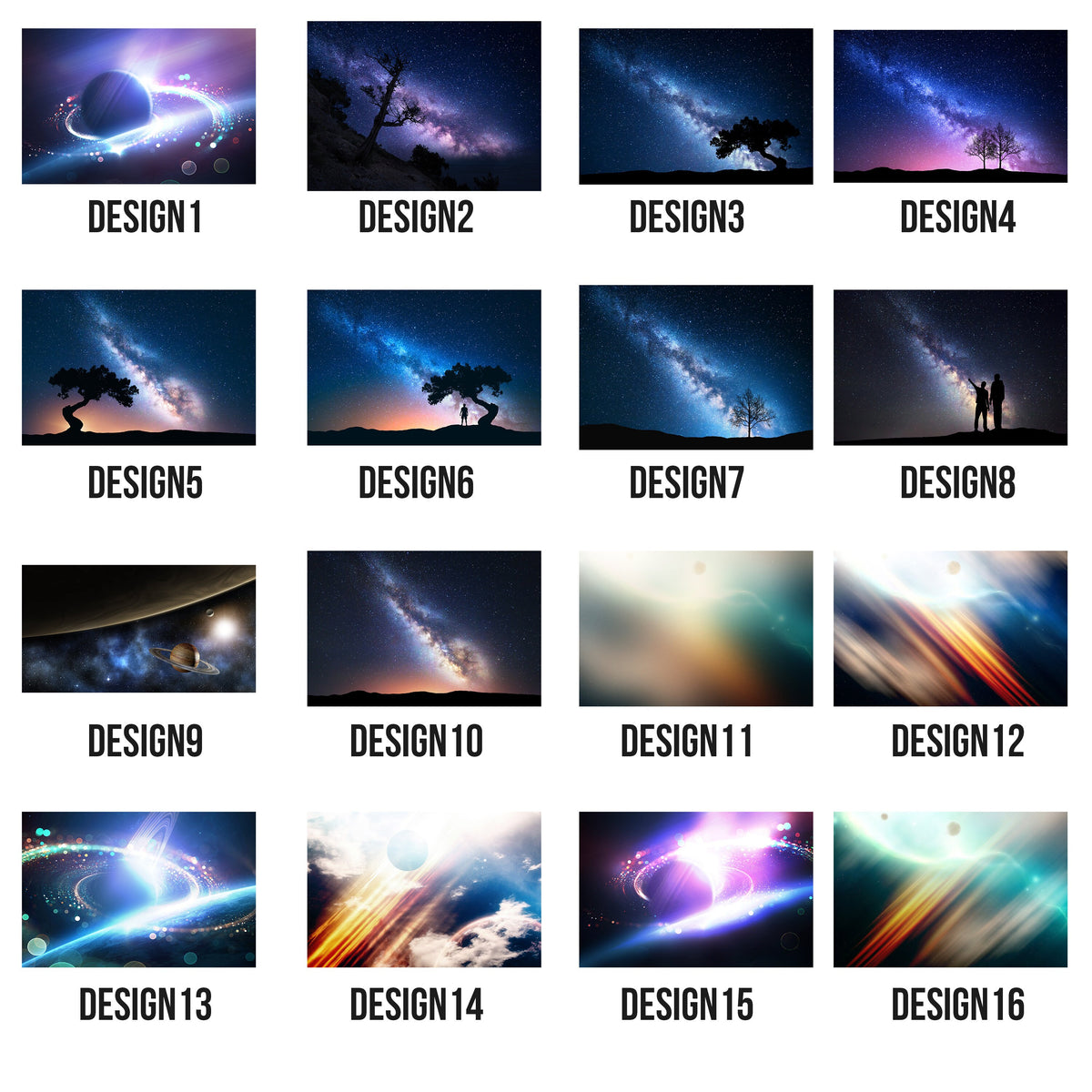 Alternate product view of Deep Outer Space Wallpaper Art Decor Decal.