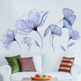 Alternate gallery view of Floral Wall Vinyl Sticker Mural.