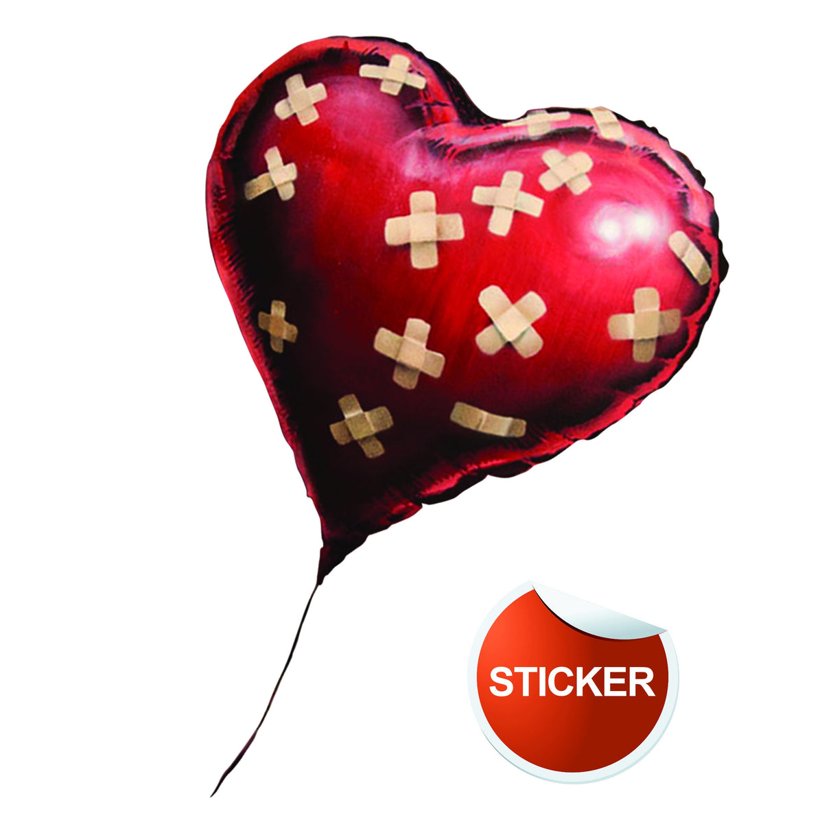 Banksy Heart Balloon Vinyl Wall Sticker - Art Home Decor Cool.