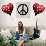 Additional product view of Artist Heart Balloon Vinyl Wall Sticker.