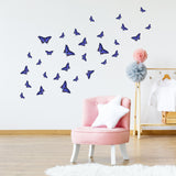 Additional product detail of 30 Butterfly Wall Decor Stickers.