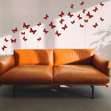 Product presentation view of 30 Butterfly Wall Decor Stickers.