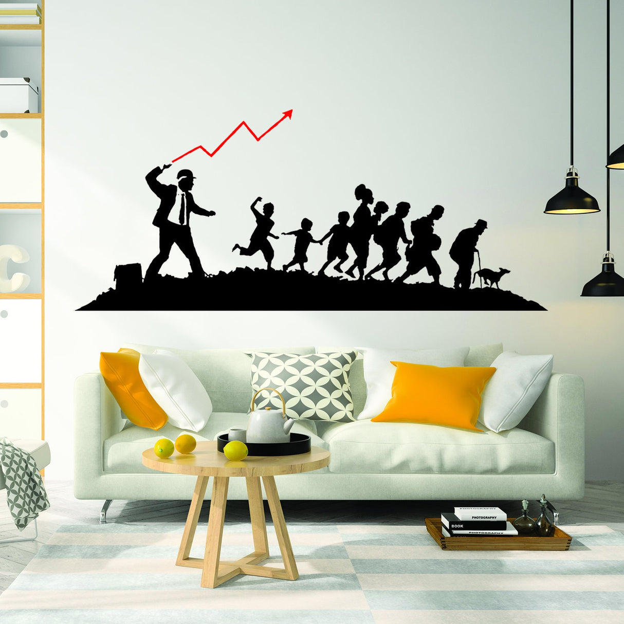 Additional product detail of Artist Businessman Vinyl Wall Sticker.