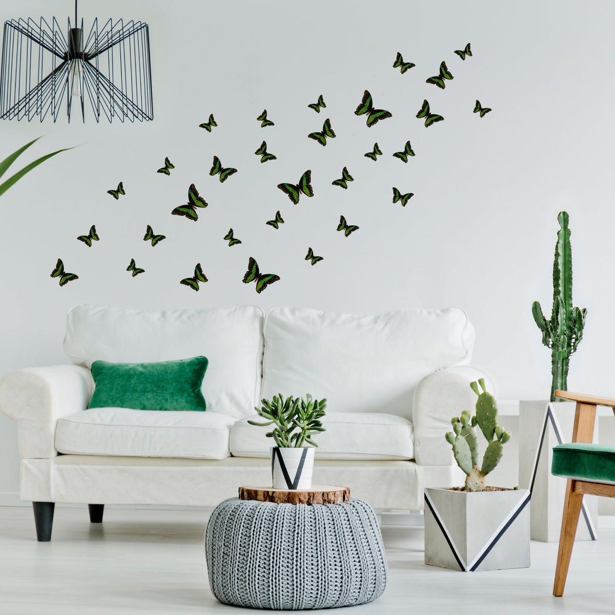 Additional product view of 30 Butterfly Wall Decor Stickers.