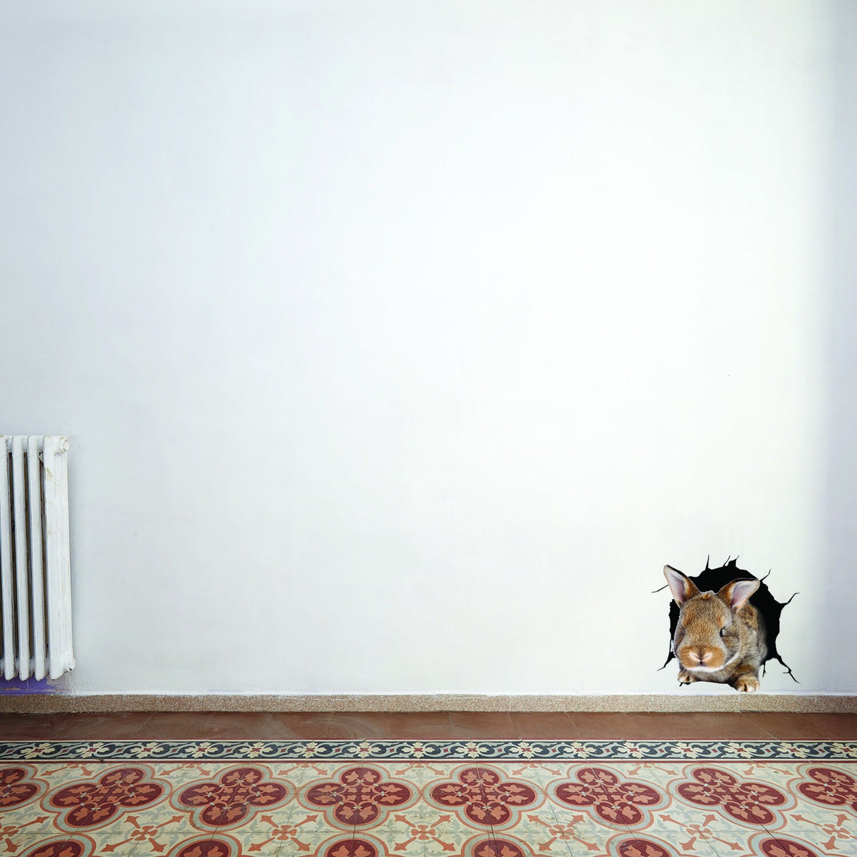 Additional product detail of 3d Rabbit Wall Decal.