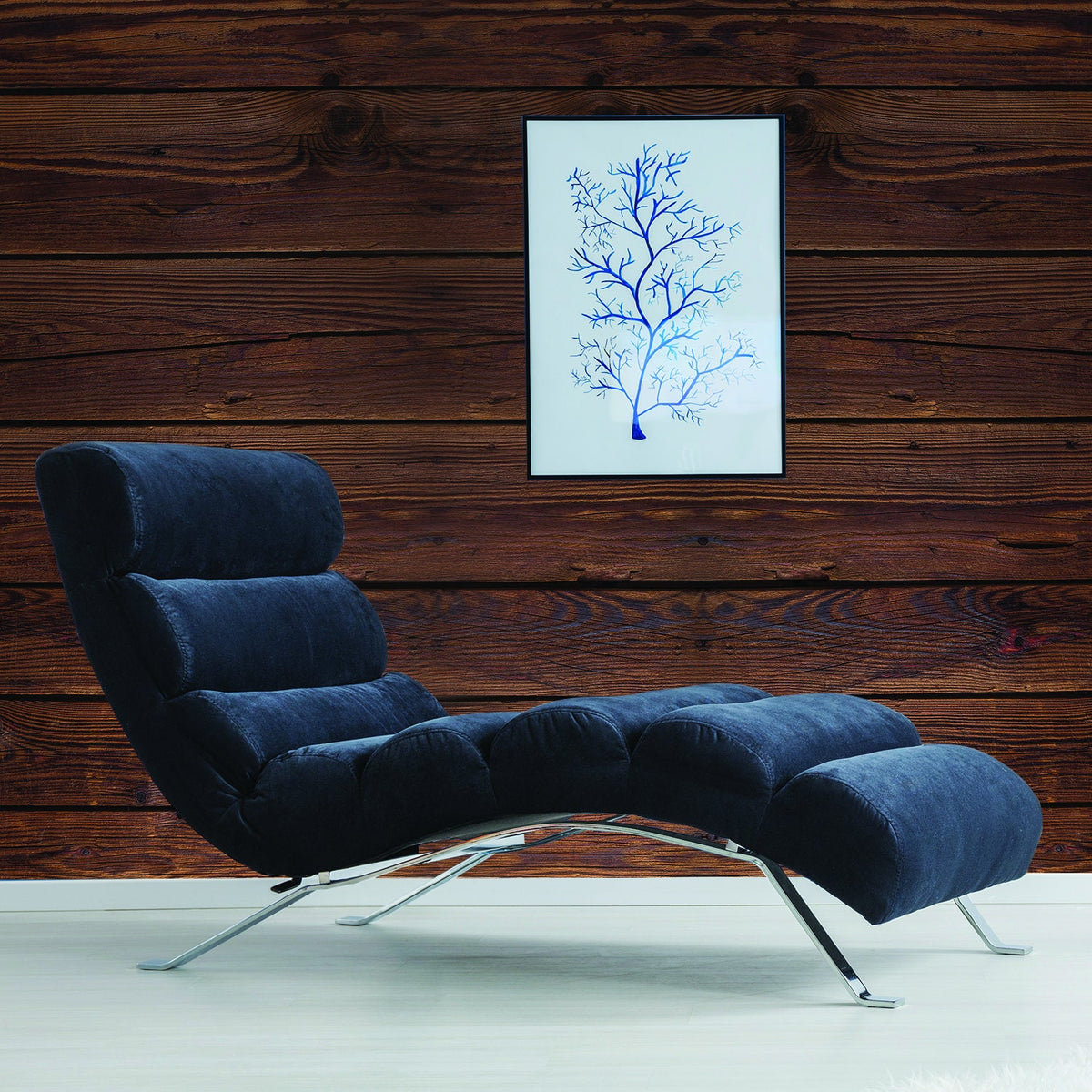 Alternate product presentation of Wood Wall Wallpaper Sticker.