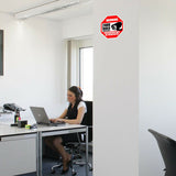 Product detail view of 10x Video Camera Surveillance Warning Sign Pack.