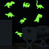 Alternate product view of 40x Glow In Dark Dinosaur Wall Room Decor Decal.