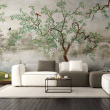 Alternate product presentation of Toile Bedroom Chinoiserie Wallpaper Garden Vintage Sticker.