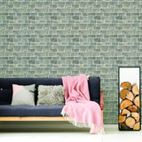 Product presentation view of Brick Self Adhesive Wallpaper Peel Stick.