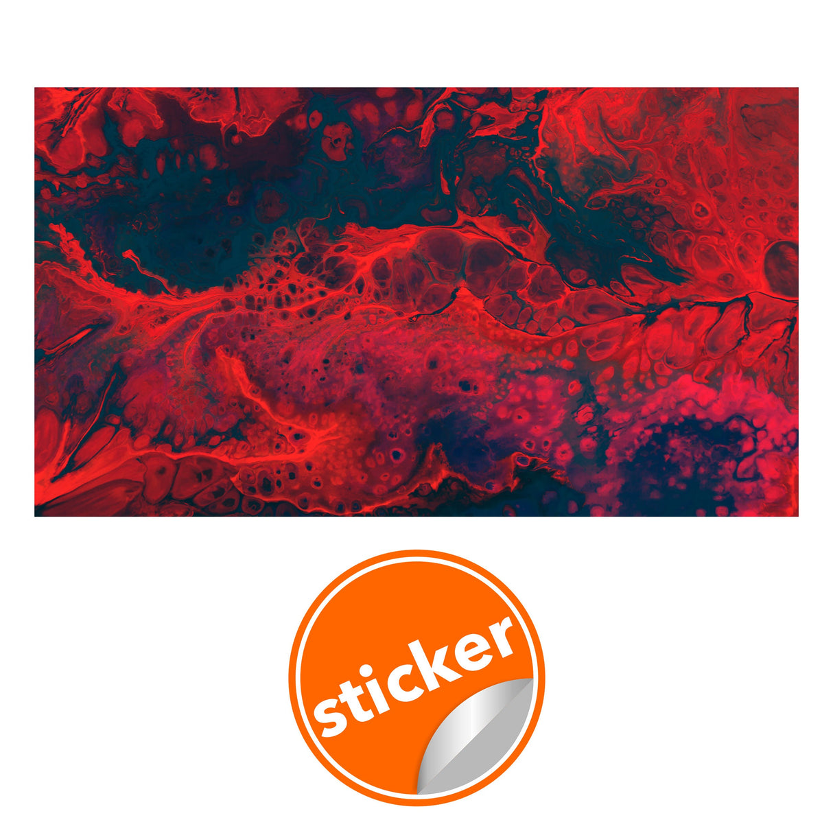 Marble Vinyl Wallpaper Sticker - Peel Stick Wall Paper Wrap Decal.