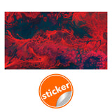 Marble Vinyl Wallpaper Sticker - Peel Stick Wall Paper Wrap Decal.