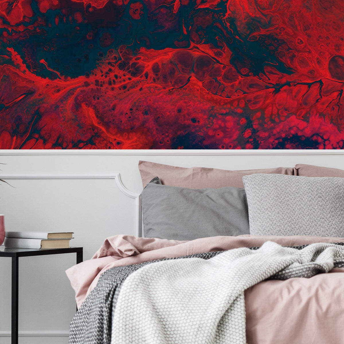Additional product detail of Marble Vinyl Wallpaper Sticker.
