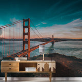 Additional product view of California Golden Gate Bridge Wallpaper Sticker.